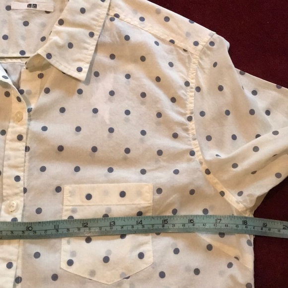 White/grey blouse - Picture 4 of 4